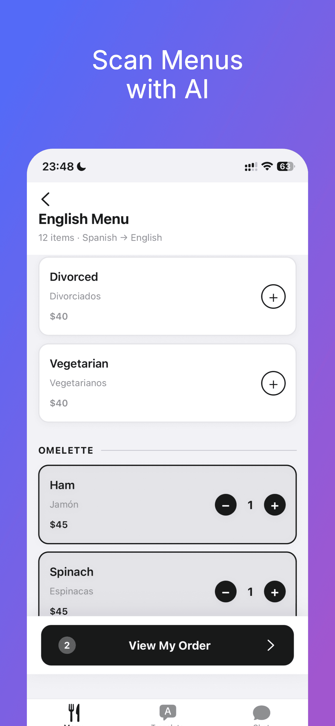 OfflineGPT AI chat interface — natural conversations with no WiFi required